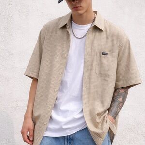 Y2K Ecko Unltd Men’s Baggy Button-down Shirt 2000s Streetwear Skater Medium
